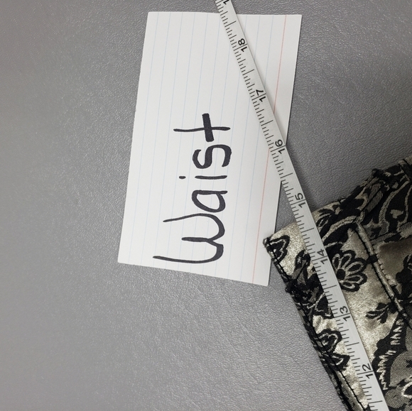 Altard state black & gold jeggings size medium - Picture 5 of 10